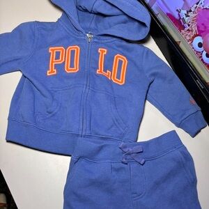 infant polo sweatsuit